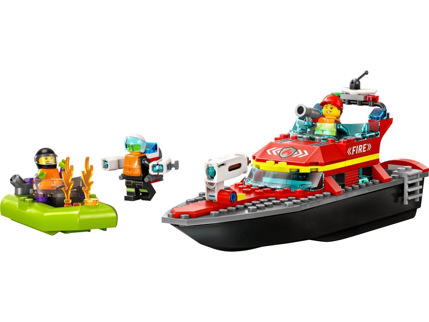 LEGO 60373 City Barco de Resgate dos Bombeiros (5+ anos - 144 peças)