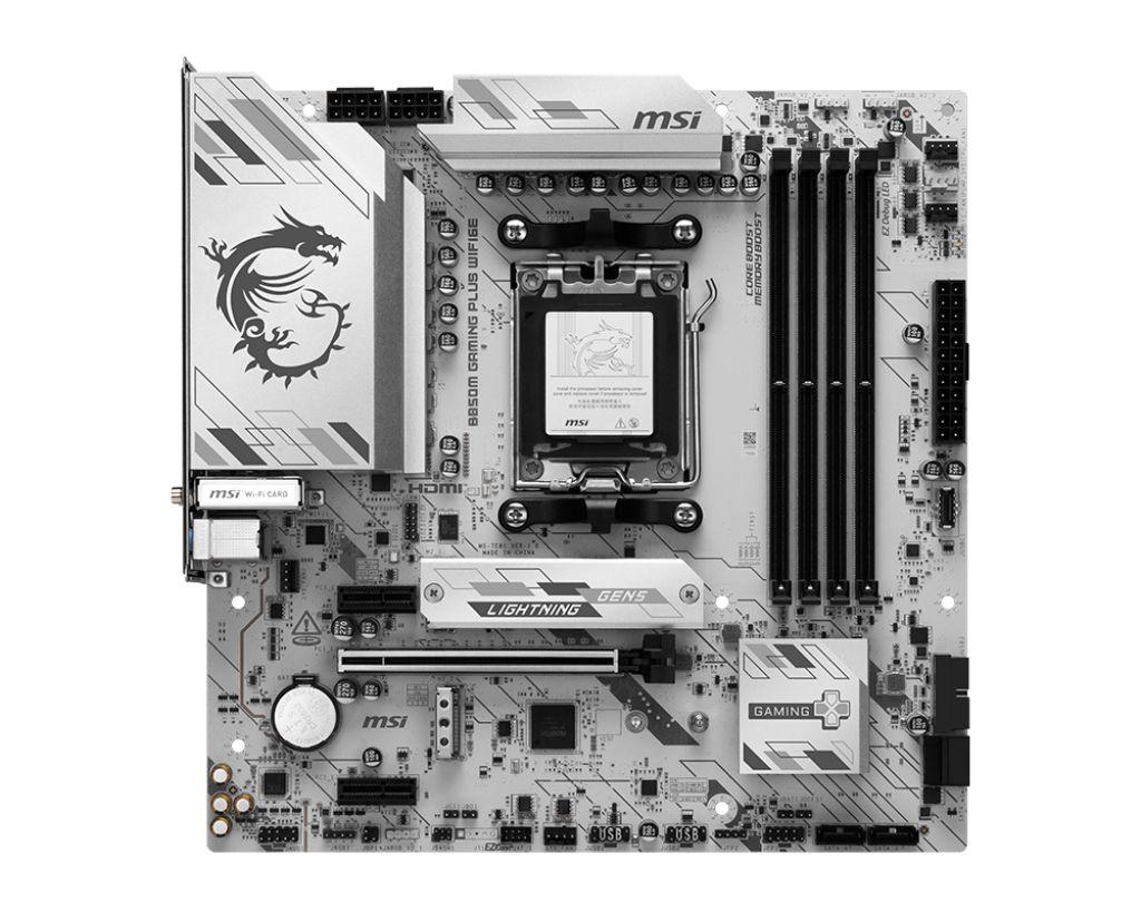 Motherboard MSI B850M Gaming Plus WiFi6E (AM5 - micro-ATX - Duplo canal - Preto), miniatura 2