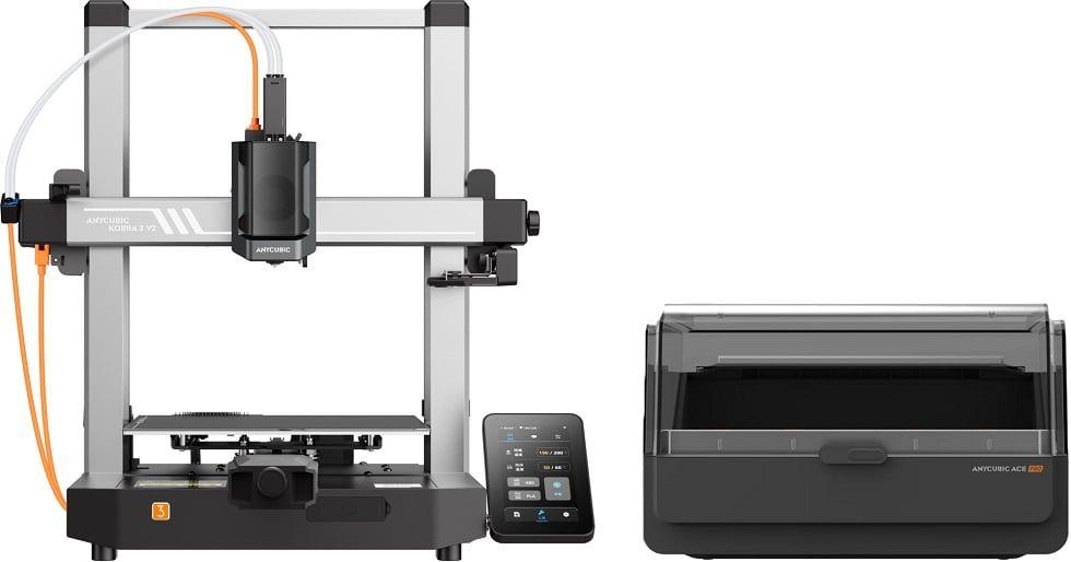 Impressora 3D ANYCUBIC Kobra 3 V2 Combo (Wi-Fi e Ethernet LAN - Preto) — miniatura 2