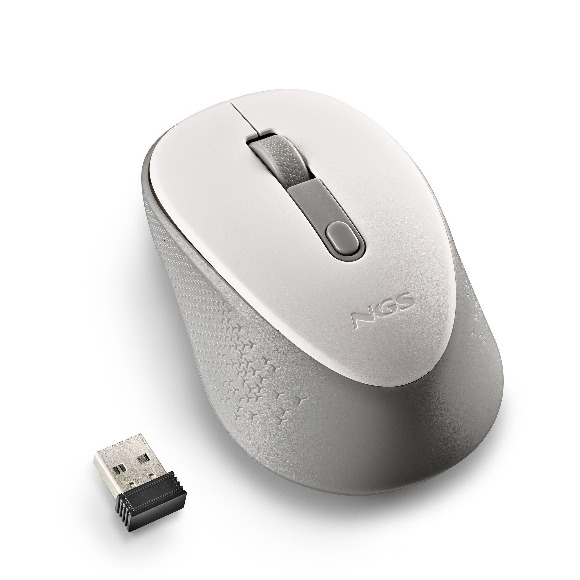 Rato NGS Dew (Ambidestro - 1600 DPI - Ótico - Branco) — miniatura 2