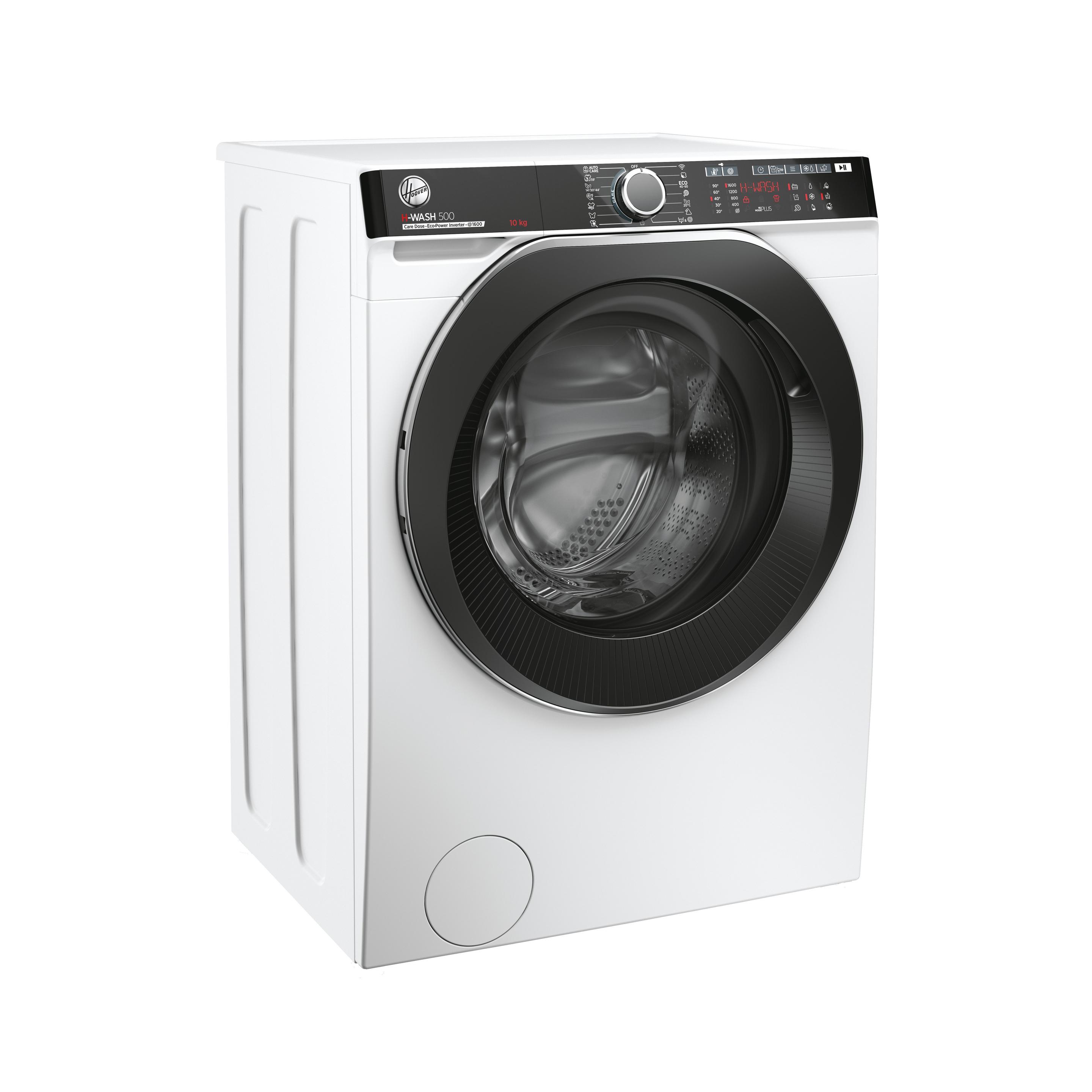 Máquina de Lavar Roupa Independente HOOVER HWPD610AMBC/1-S (1600 RPM - B - C - Branco), miniatura 3