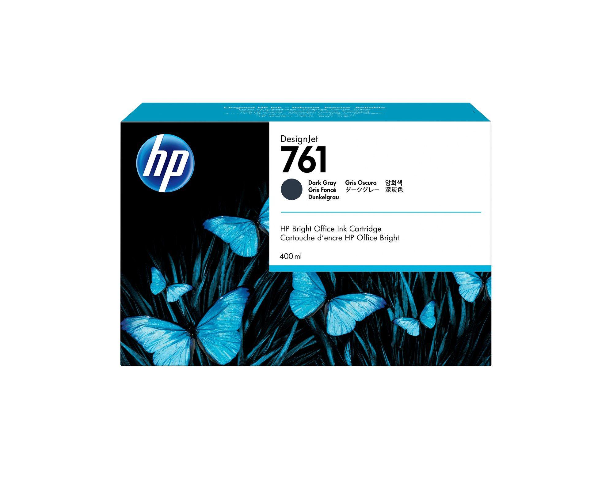 Tinteiro HP 761 CM996A (Cinzento Escuro), imagem 1
