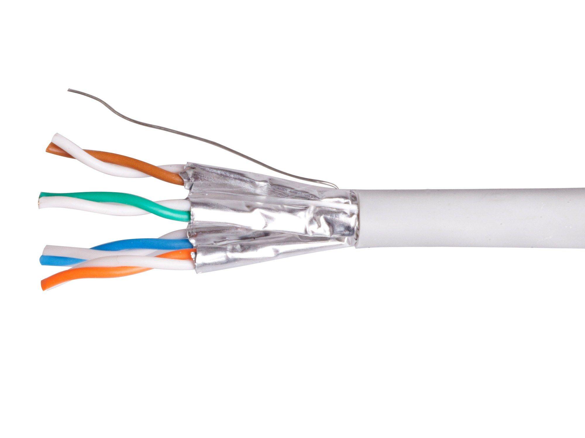 Bobine de Cabo de Rede EQUIP 404521 (100 m - Cat6 - Cinzento)