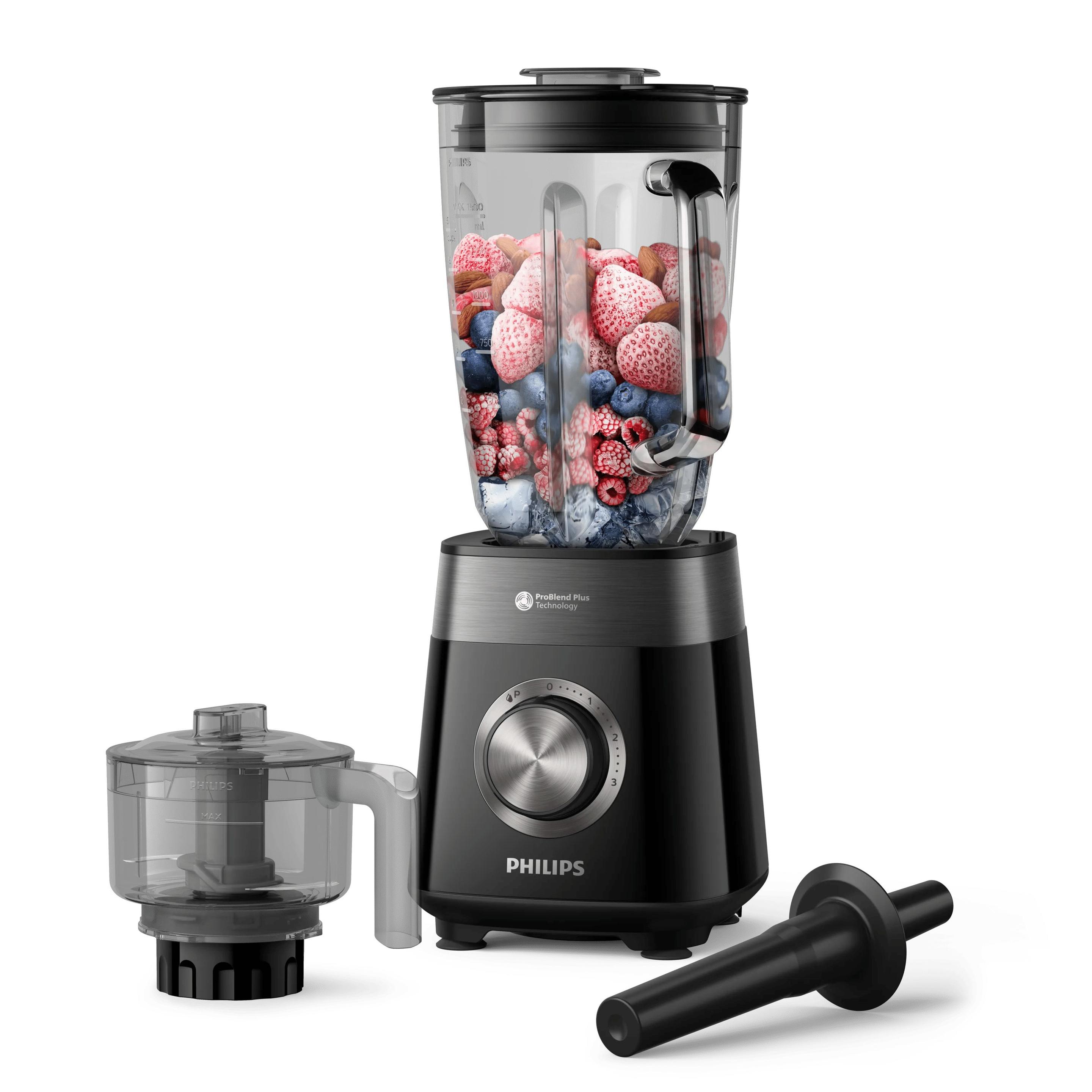 Liquidificadora PHILIPS 5000 Series HR3032/00 (Liquidificador - 1200 W - 20000 RPM - Preto)