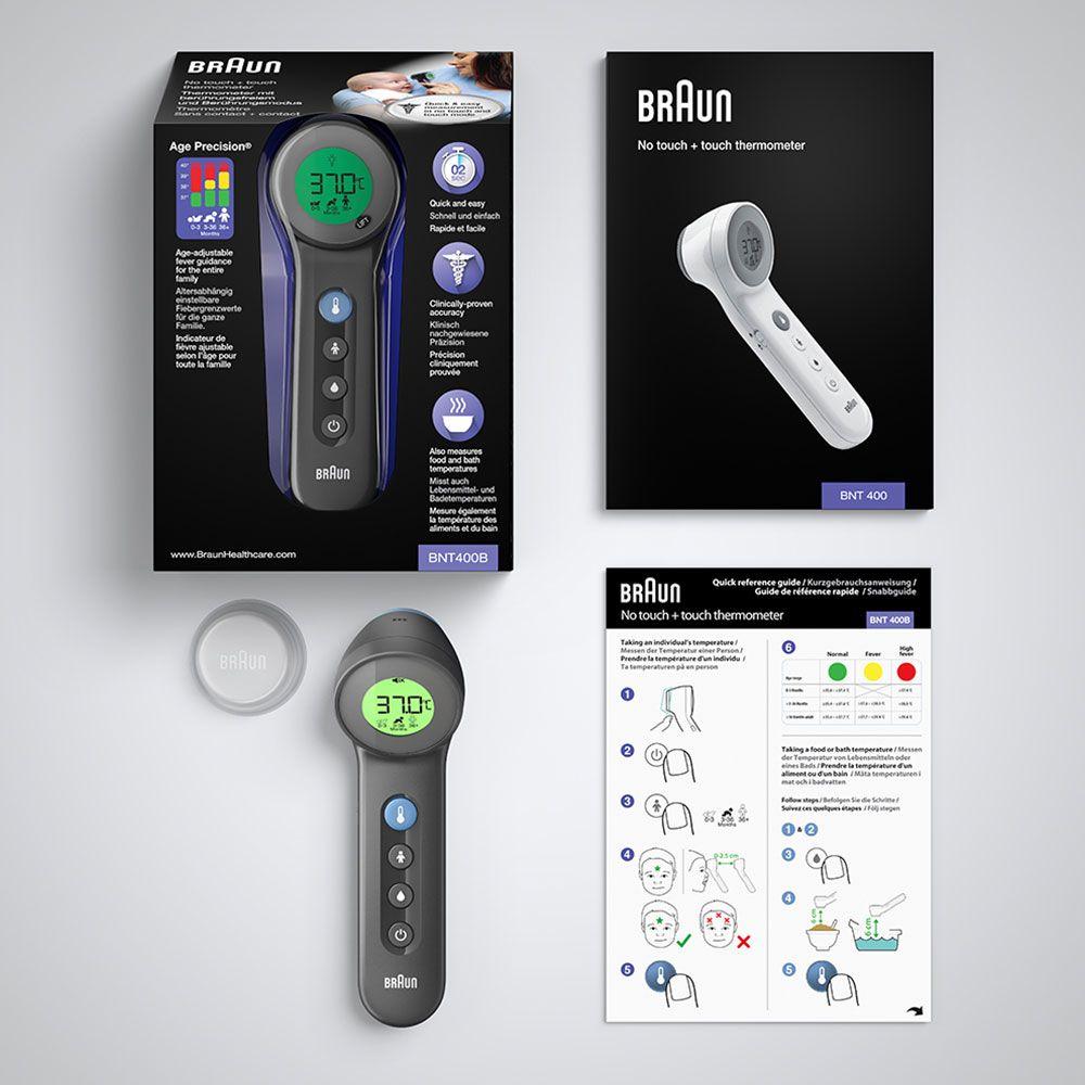 Termómetro Digital BRAUN BNT400BWE (Cinzento) — miniatura 4