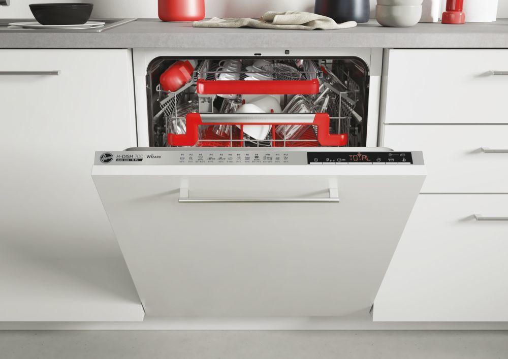 Máquina de Lavar Loiça de Encastre HOOVER HDIN4S613PSE (16 talheres - B - Automático, Rápido - Branco)