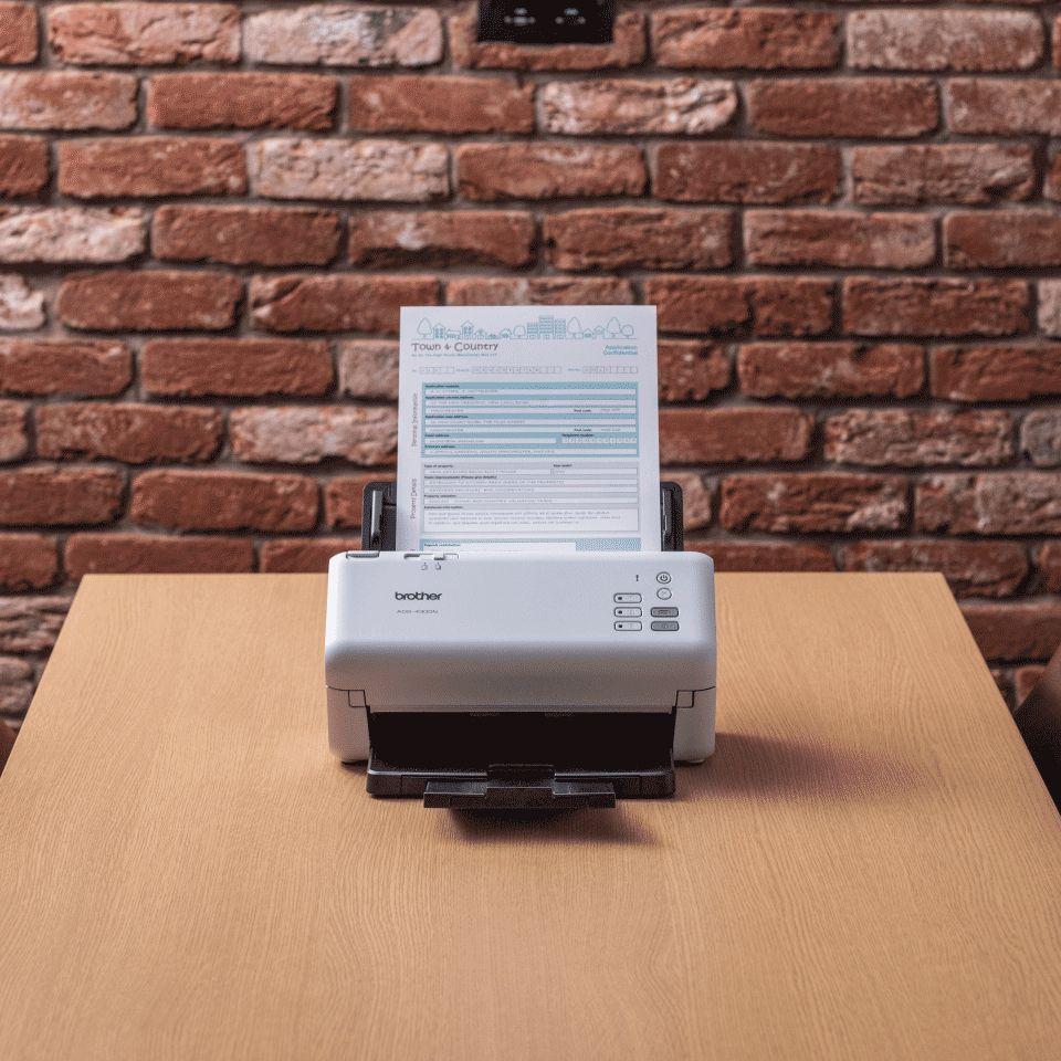 Scanner BROTHER ADS-4300N (Preto e Branco) — miniatura 3