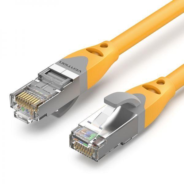 Cabo de Rede VENTION IBHYF (1 m - Cat6a - RJ-45 - Laranja), miniatura 2