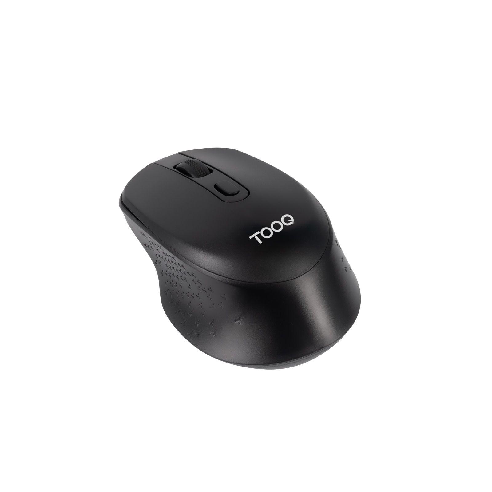Rato TOOQ TQMW-1101-B (Mão direita - 1600 DPI - Ótico - Preto)