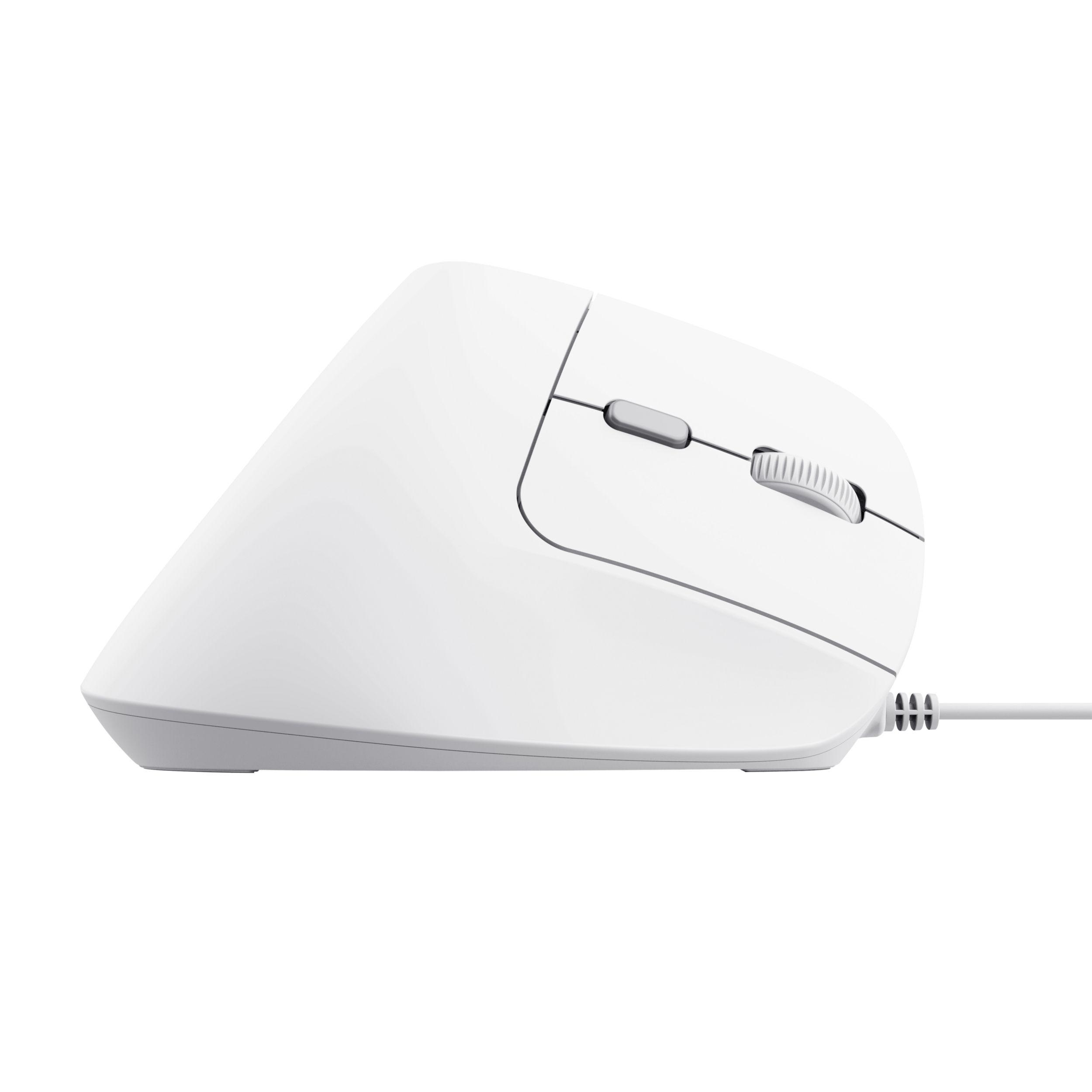 Rato TRUST Bayo II (Mão direita - 2400 DPI - Ótico - Branco) — miniatura 6