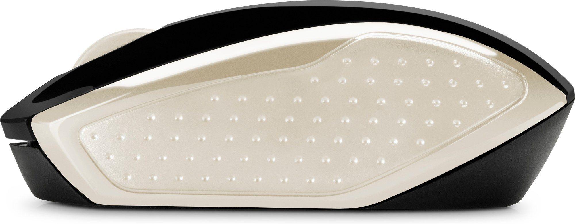 Rato HP 200 Wireless (Ambidestro - 1000 DPI - Ótico - Dourado) — miniatura 3