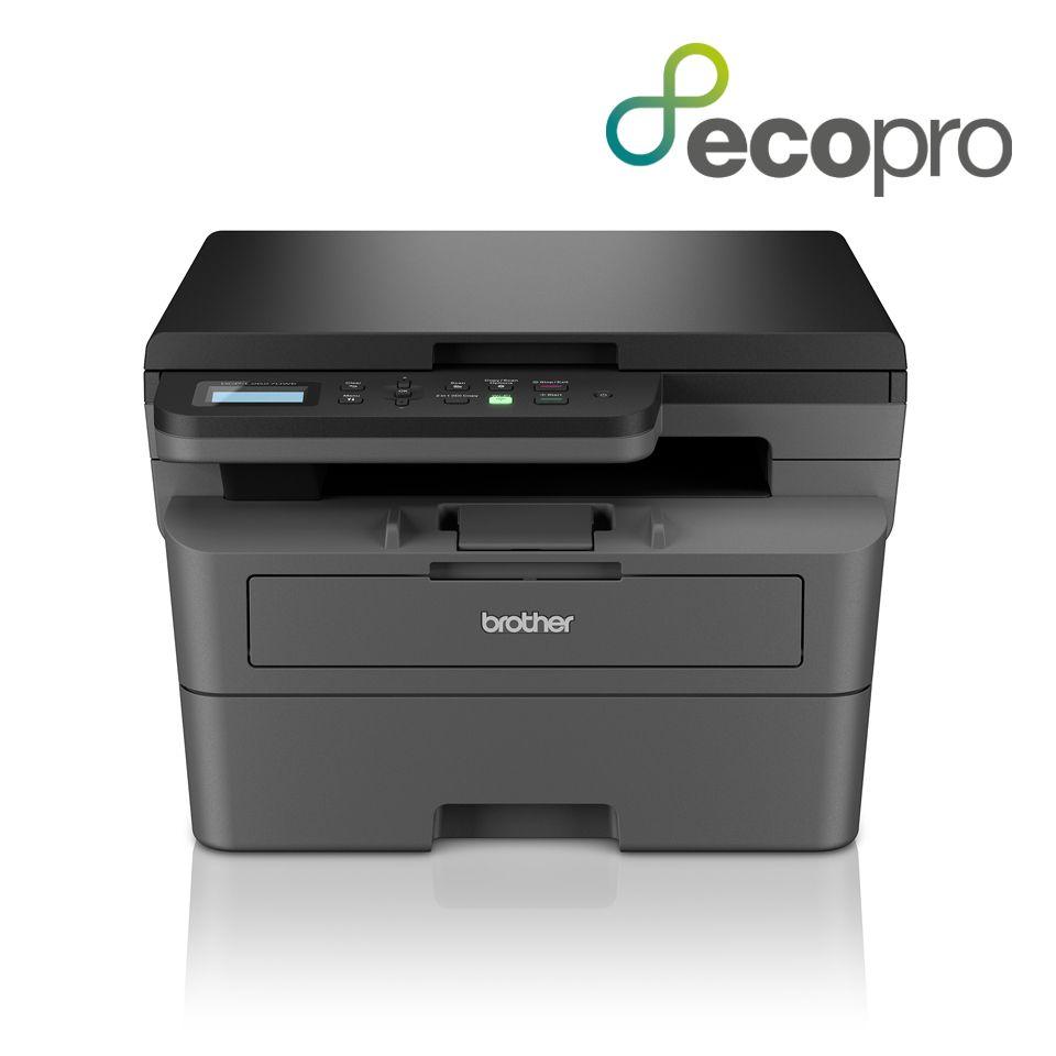 Impressora Multifunções BROTHER DCP-L2627DWE (A4 - Impressão a preto e branco - 250 folhas - Preto)