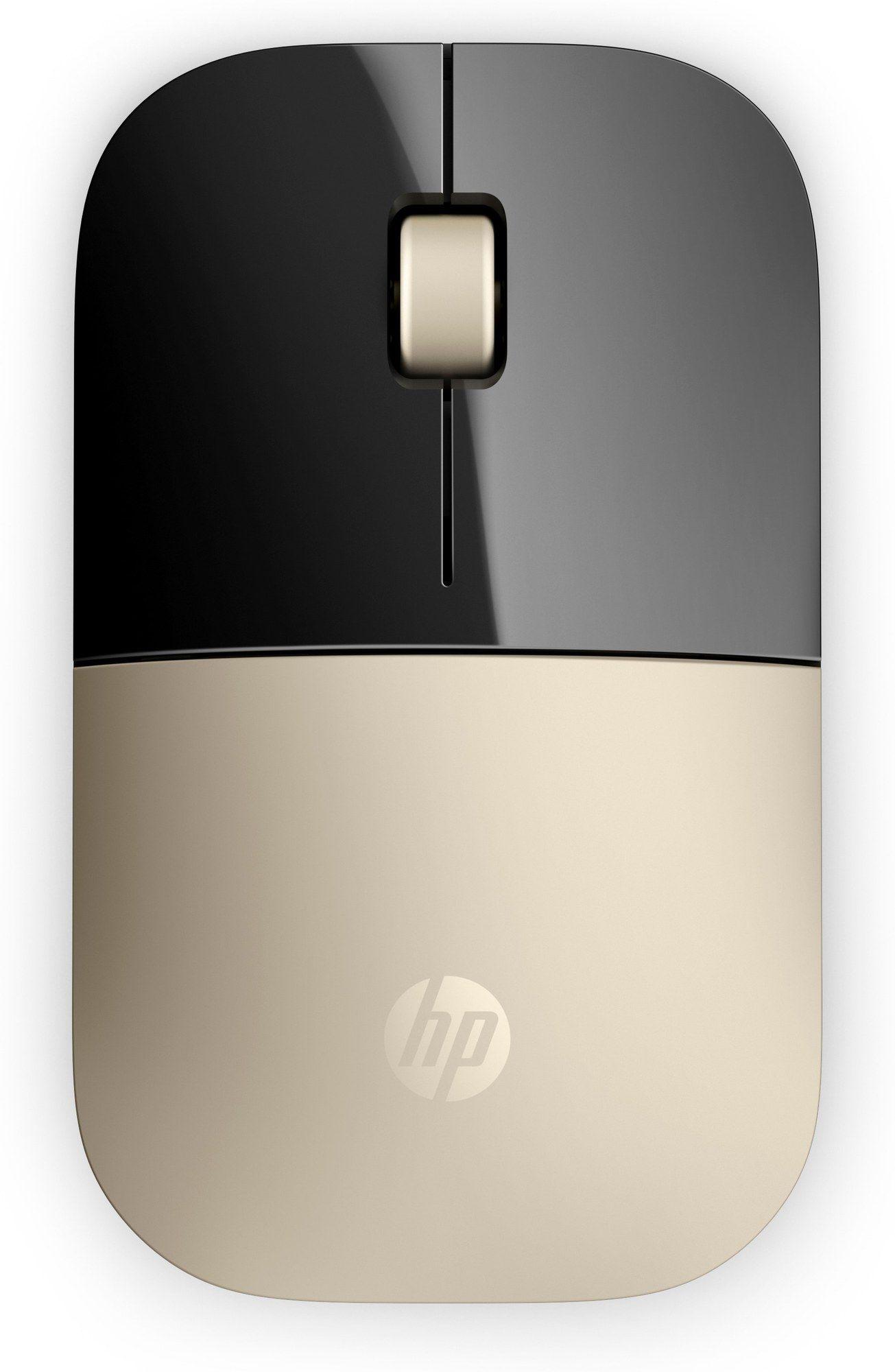 Rato HP Z3700 (Ambidestro - 1200 DPI - Ótico - Dourado)