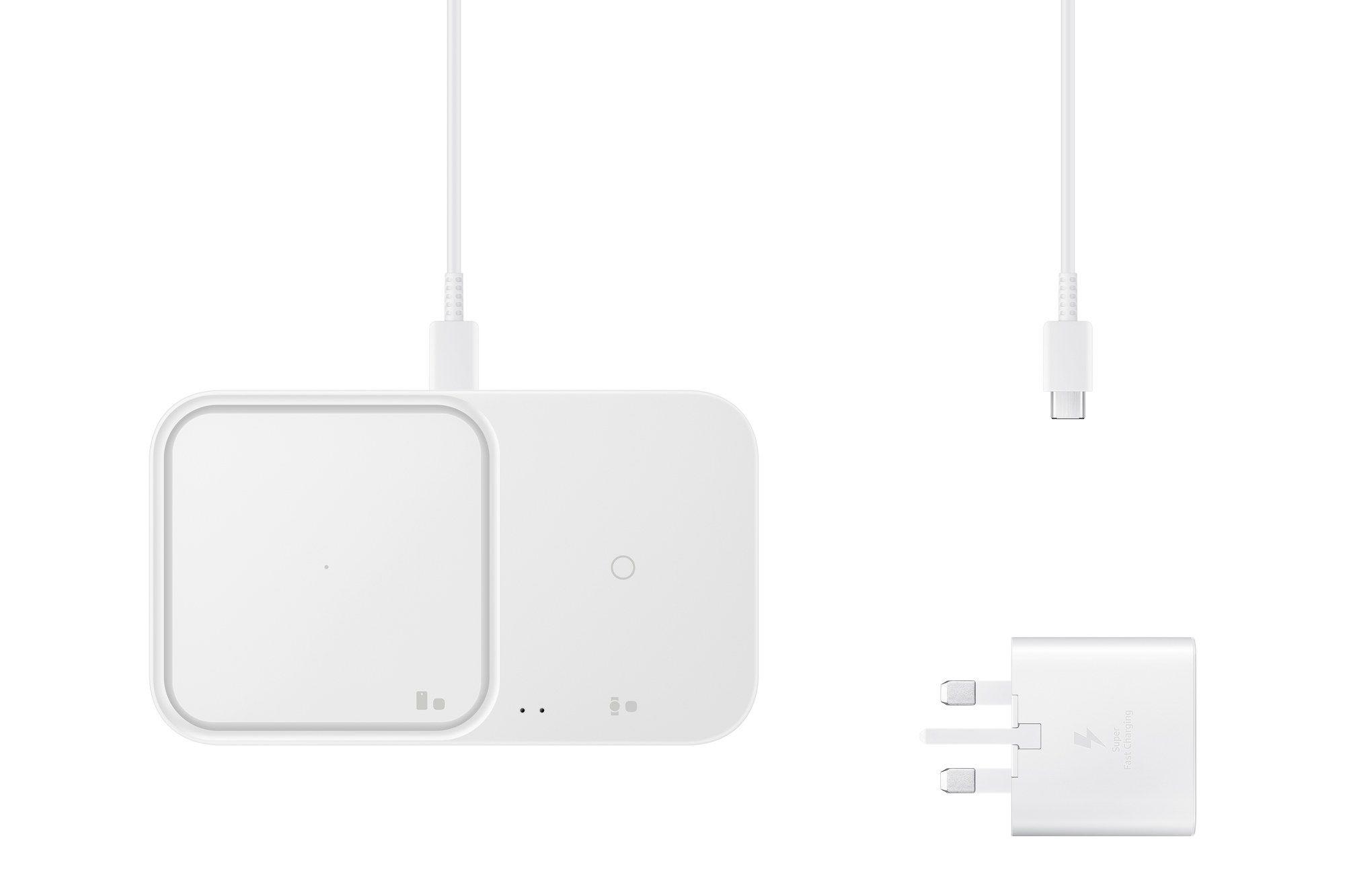 Carregador Sem Fios Duplo SAMSUNG EP-P5400TWEGGB (Branco), miniatura 7