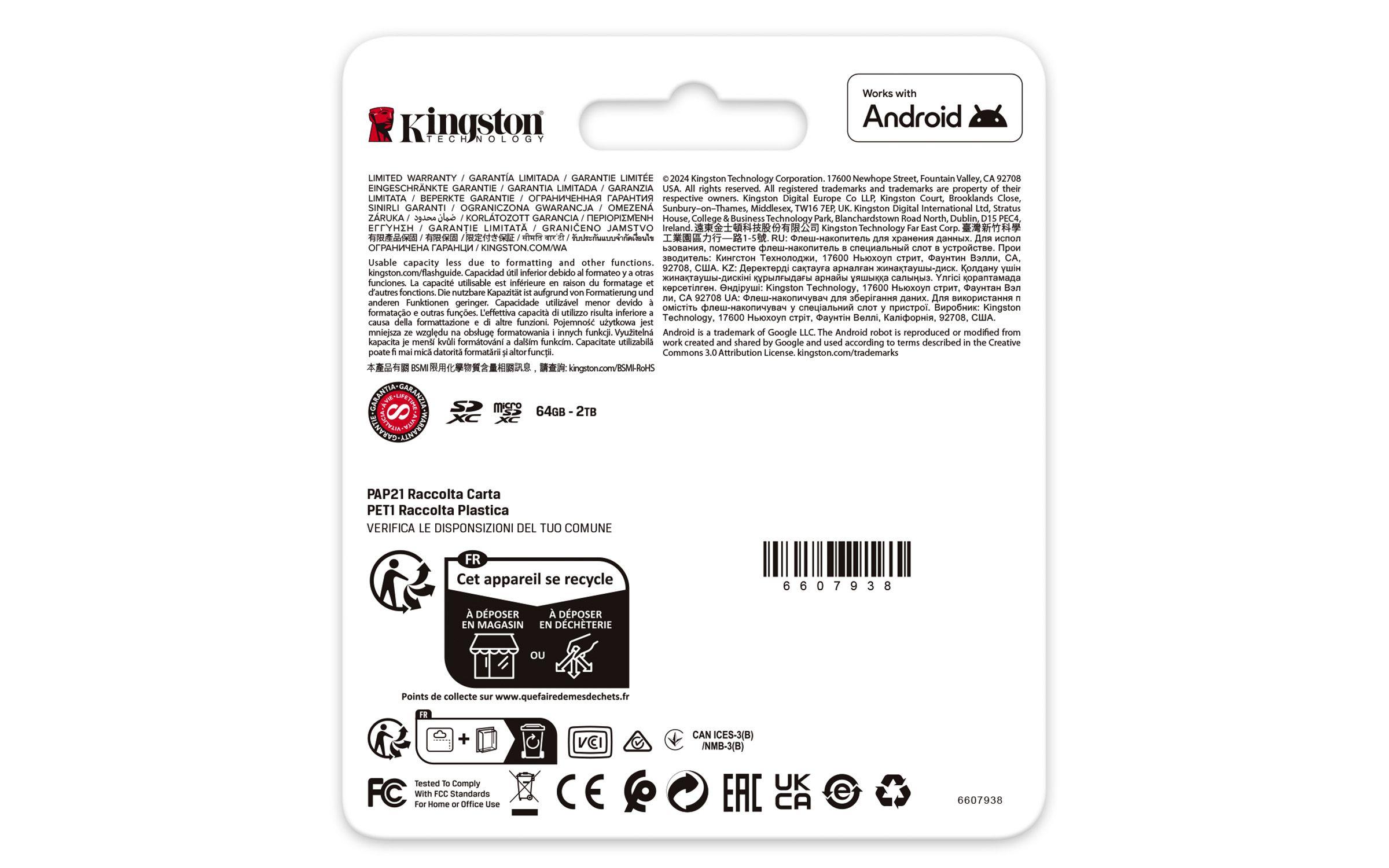Cartão de Memória KINGSTON Canvas Go! Plus Gen4 SDCG4/256GB (256GB - Classe 10 - Até 200 MB/s - Preto e Turquesa) — miniatura 6