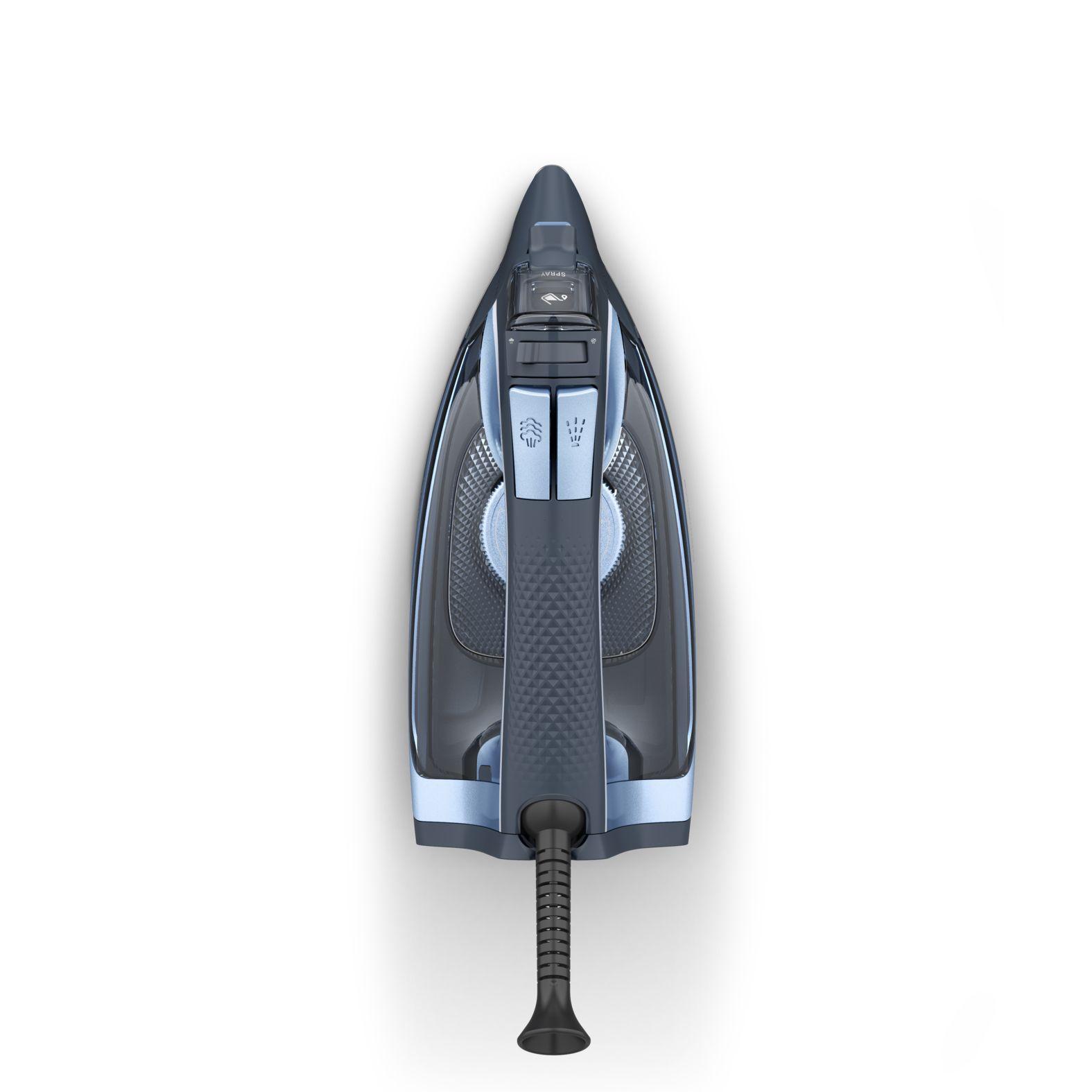 Ferro de Engomar a Vapor ROWENTA DW4320D1 (2500 W - 0,25 l - 160 g/min - Azul), miniatura 3