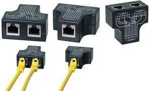 Adaptador Divisor de Rede LOGILINK MP0137 (2x 10/100 BaseT - Blindado)