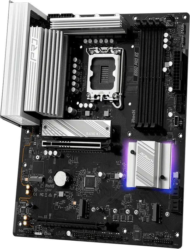Motherboard ASROCK B860 Pro RS (LGA 1851 - Intel Core Ultra - ATX) — miniatura 4