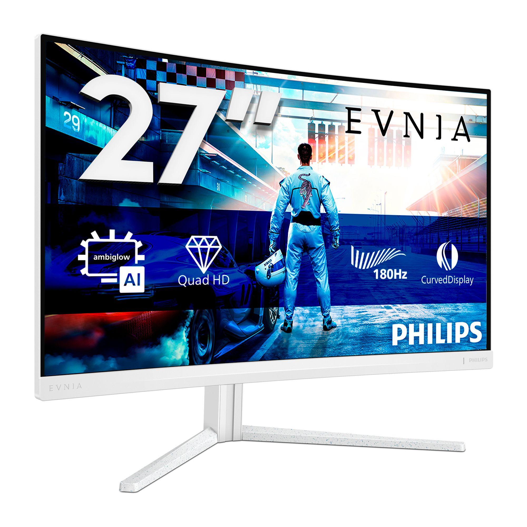 Monitor PHILIPS Evnia 27M2C5501 (27" - Fast VA - 180 Hz - Branco) — miniatura 2