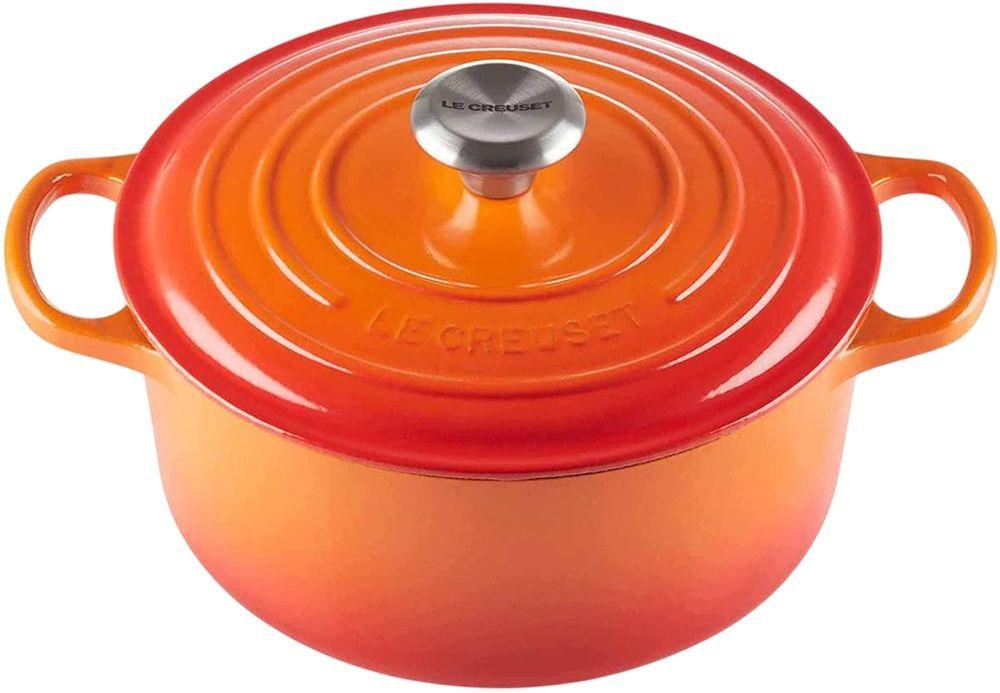 Caçarola Redonda LE CREUSET Signature 21177260902430 (Ferro fundido - 26 cm - Laranja), miniatura 3