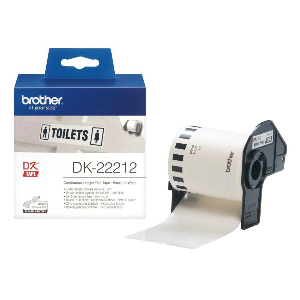 Fita de Impressão Contínua BROTHER DK-22212 (Branco)