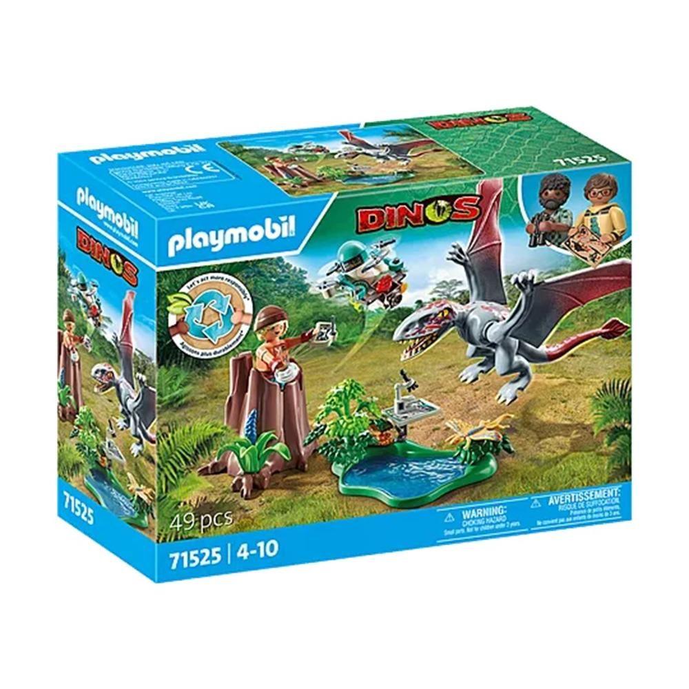 Conjunto de Construção PLAYMOBIL 71525 Observatório com Dimorphodon (4 a 10 anos - Multicor)
