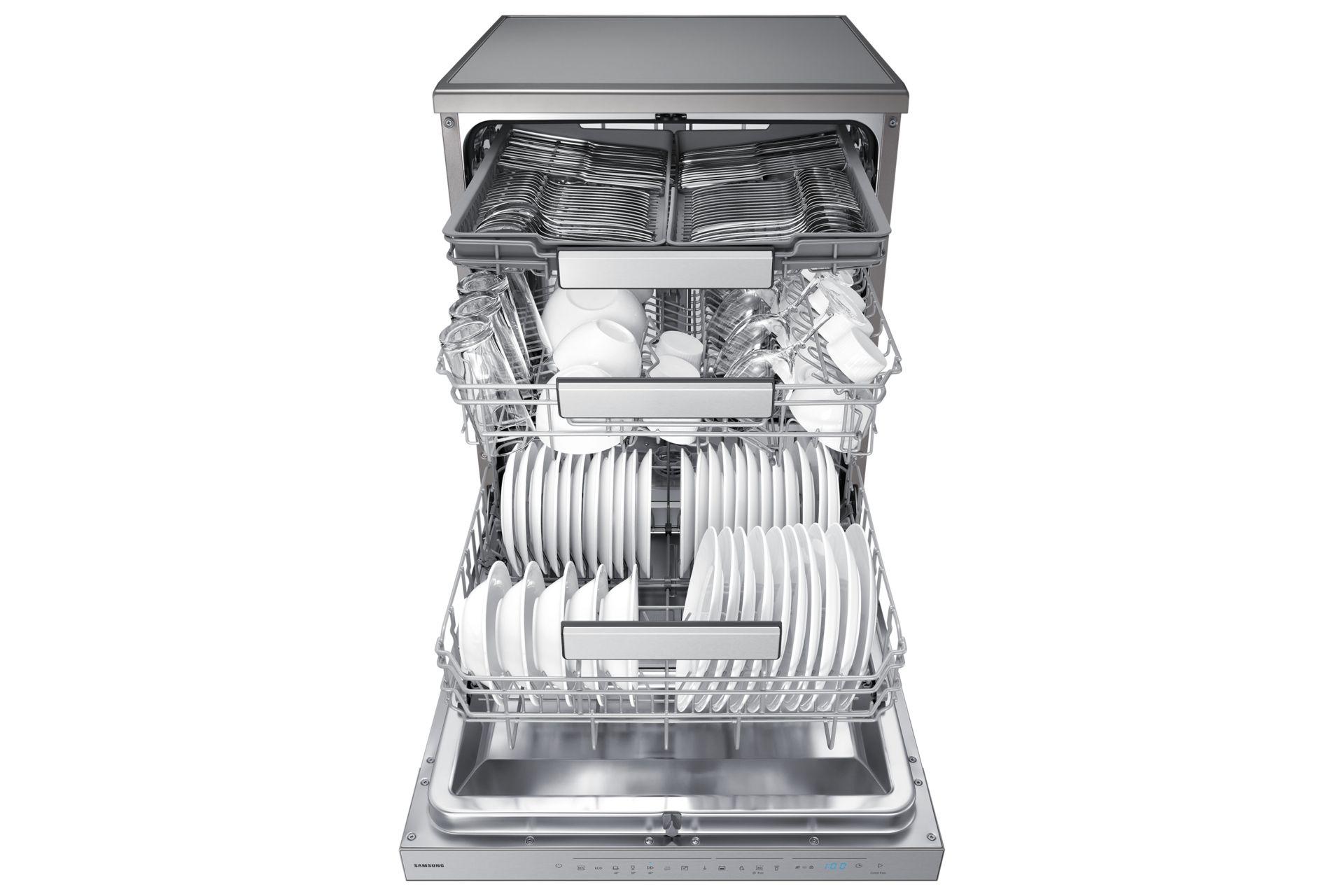 Máquina de Lavar Loiça Independente SAMSUNG DW70H73YCFRU1 (Largura 60 cm - 14 talheres - B - Inox), miniatura 6