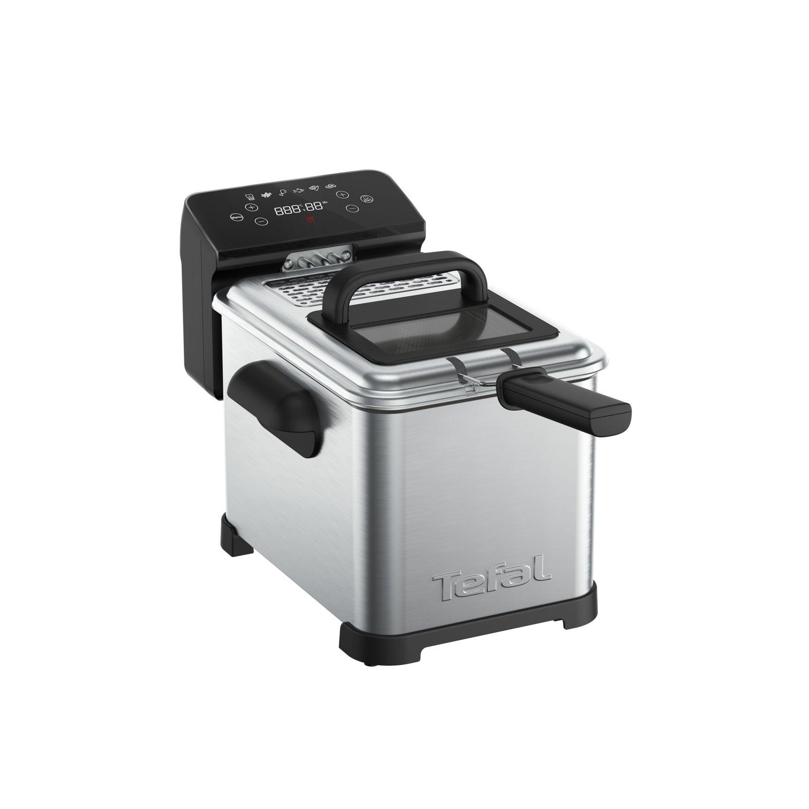 Fritadeira Independente TEFAL FR507D10 (2400 W - 190 °C - 130 °C - Inox)