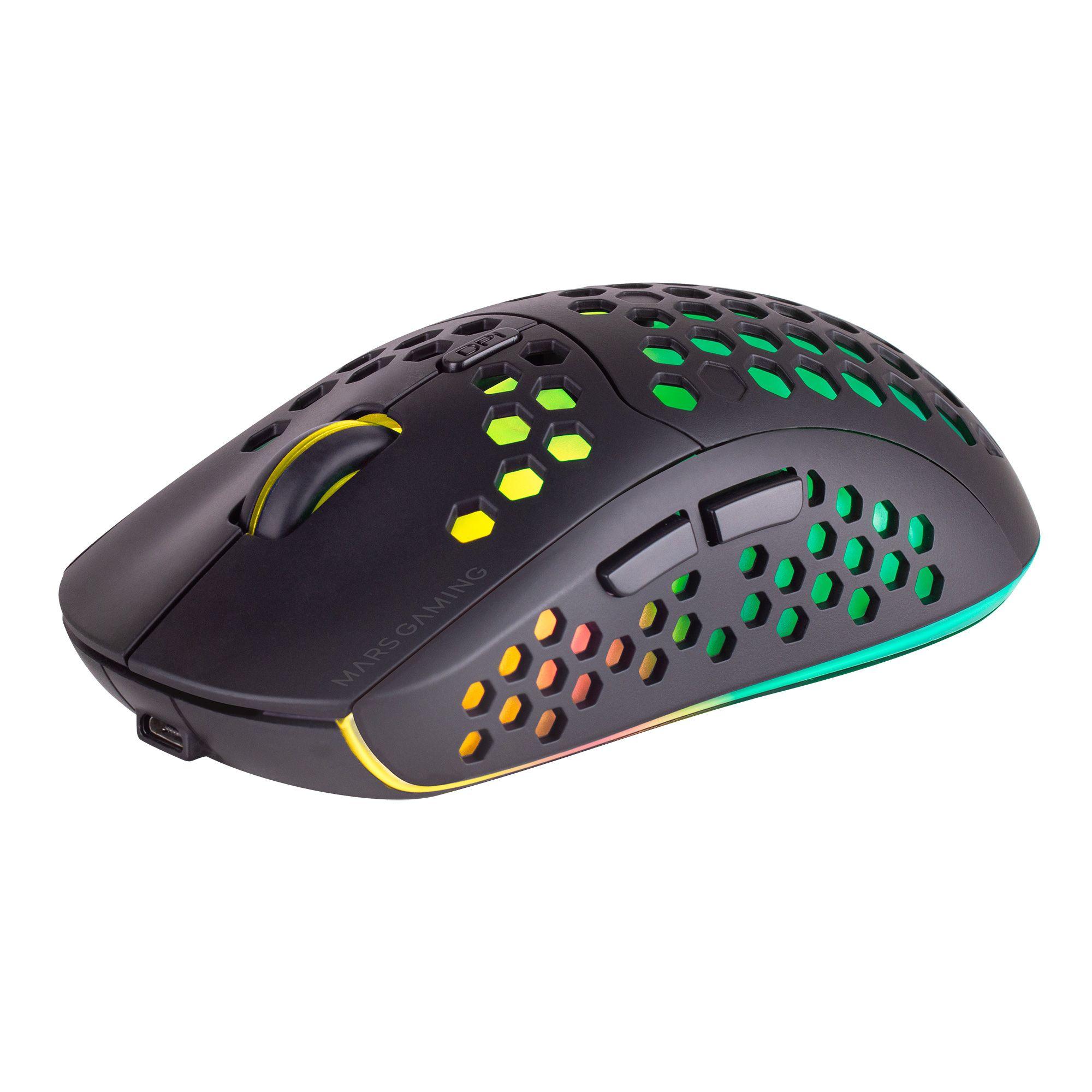 Rato Gaming MARS GAMING MMW3 (Mão direita - 3200 DPI - Ótico - Preto), miniatura 4