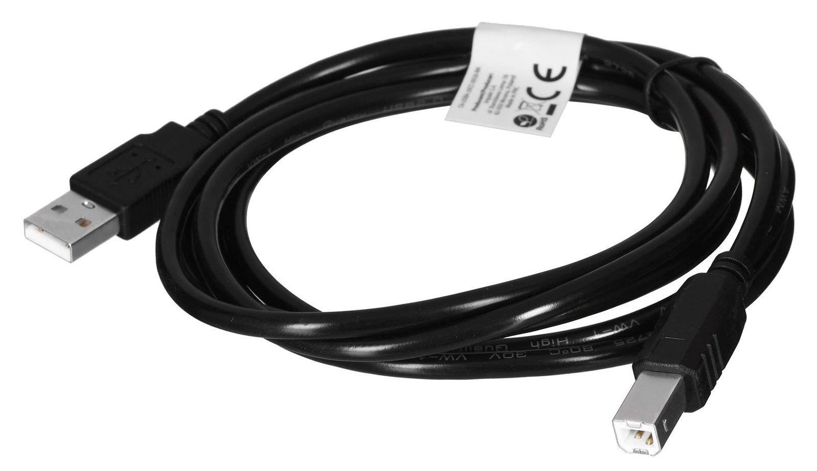 Cabo USB para Impressora LANBERG CA-USBA-10CC-0018-BK (1,8 m - USB B - USB A - Preto), miniatura 4