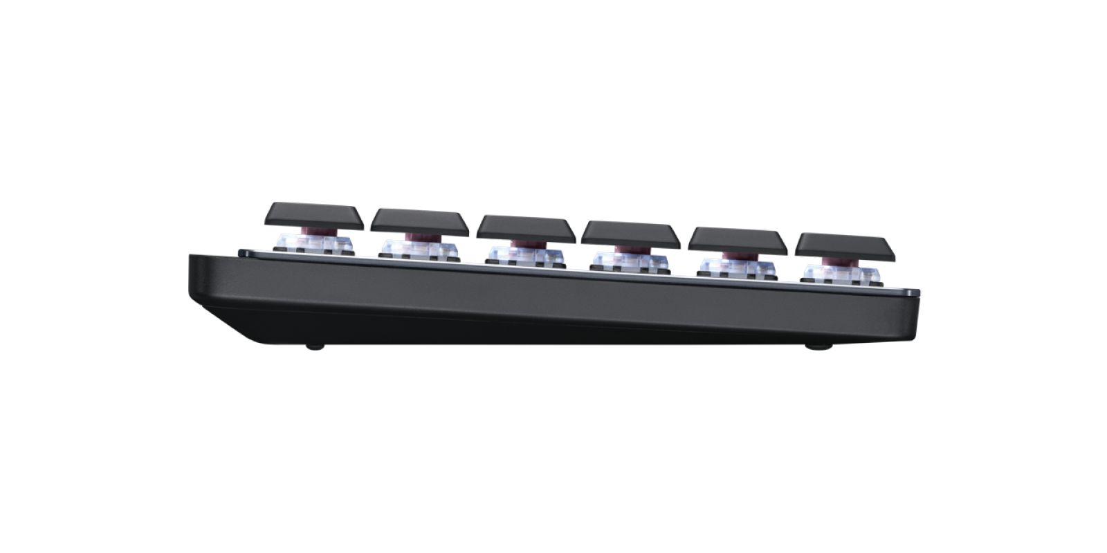 Teclado LOGITECH MX Mechanical (Francês - Interruptor de chave mecânico - Tamanho completo - Grafite) — miniatura 3