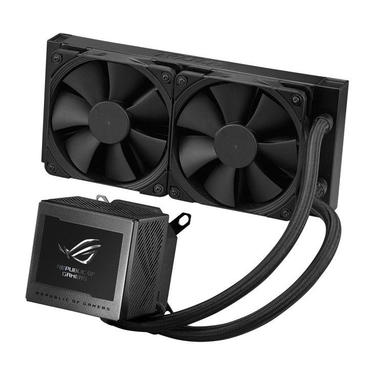 Refrigeração Líquida All-in-One ASUS ROG RYUJIN III 240 (12 cm - 2 ventoinhas - 2000 RPM - Preto)