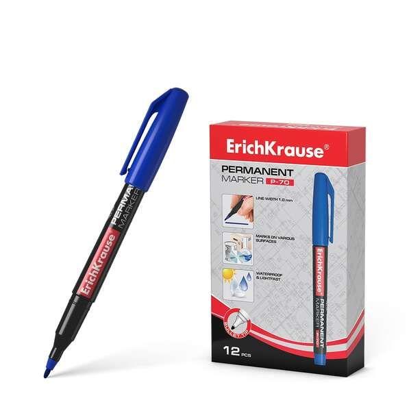 Marcador Permanente ERICHKRAUSE P-70 (Azul)