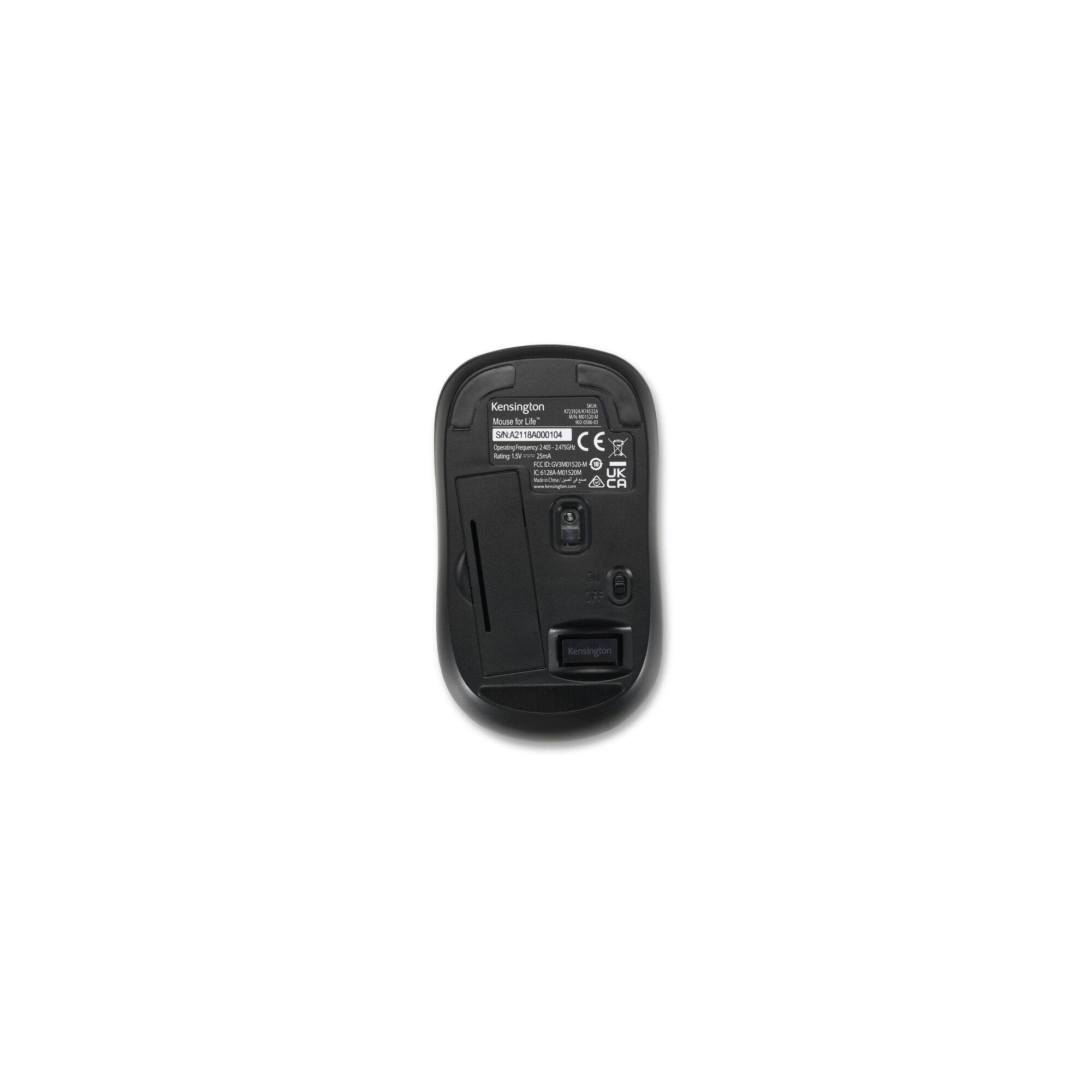 Rato KENSINGTON ValuMouse K72392EU (Ambidestro - 1000 DPI - Ótico - Preto) — miniatura 5
