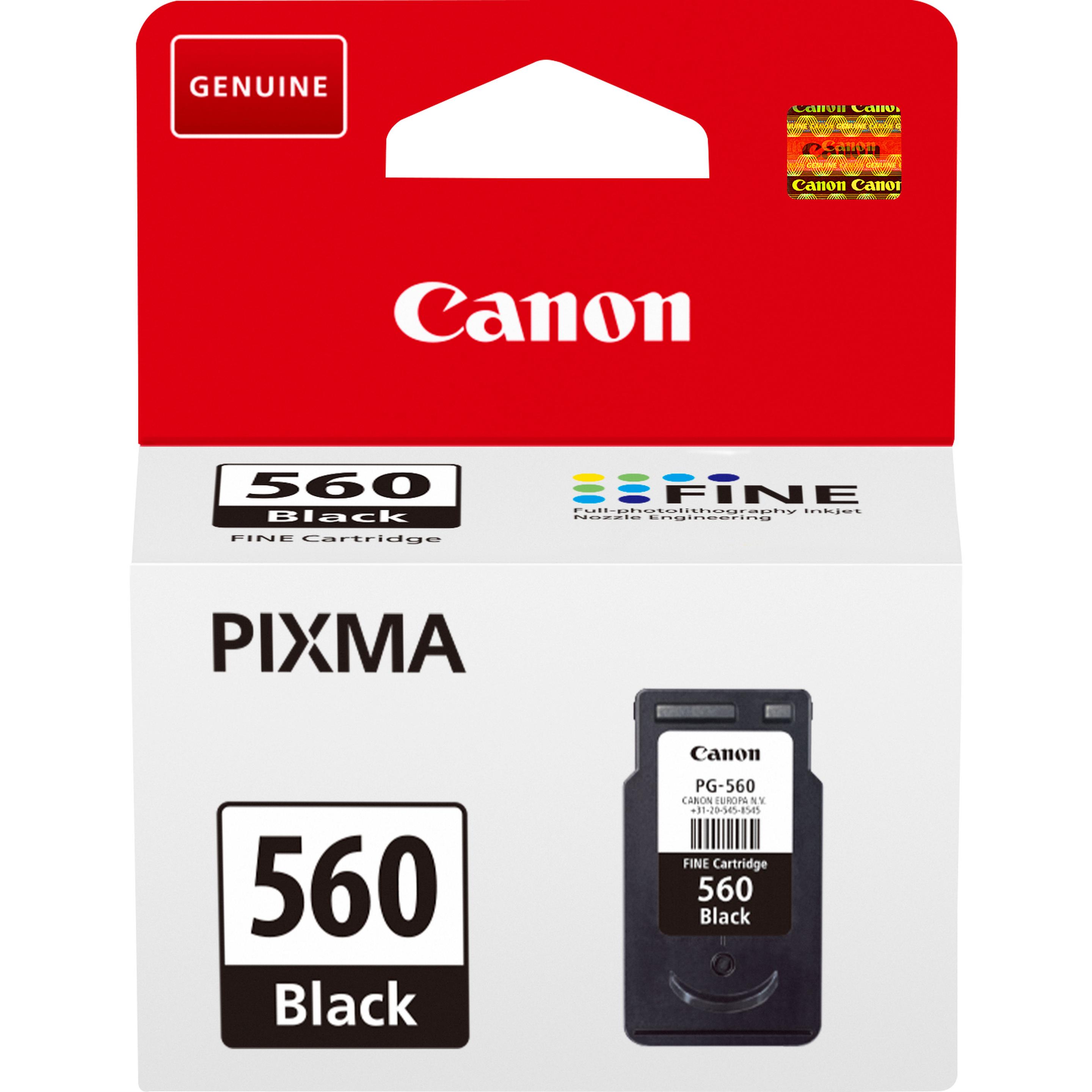 Tinteiro CANON PG-560 (180 páginas - Preto)