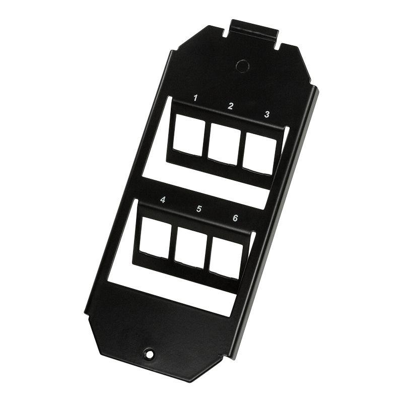 Inserto para Caixa de Pavimento Keystone LOGILINK NK4060 (SPCC - Preto)