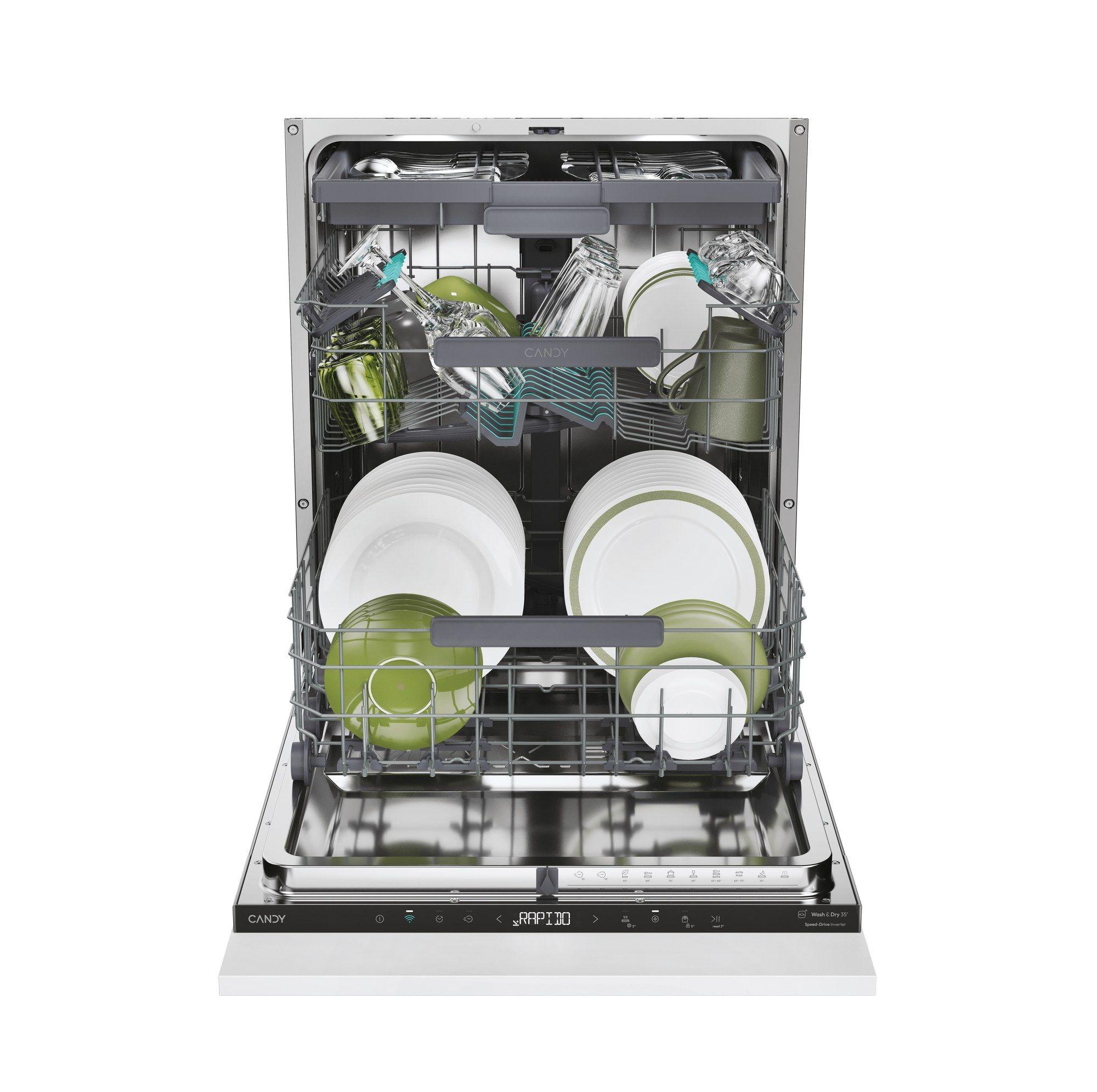 Máquina de Lavar Loiça de Encastre CANDY CNS4A4S3PSB (14 talheres - B - 9,5 l), miniatura 2