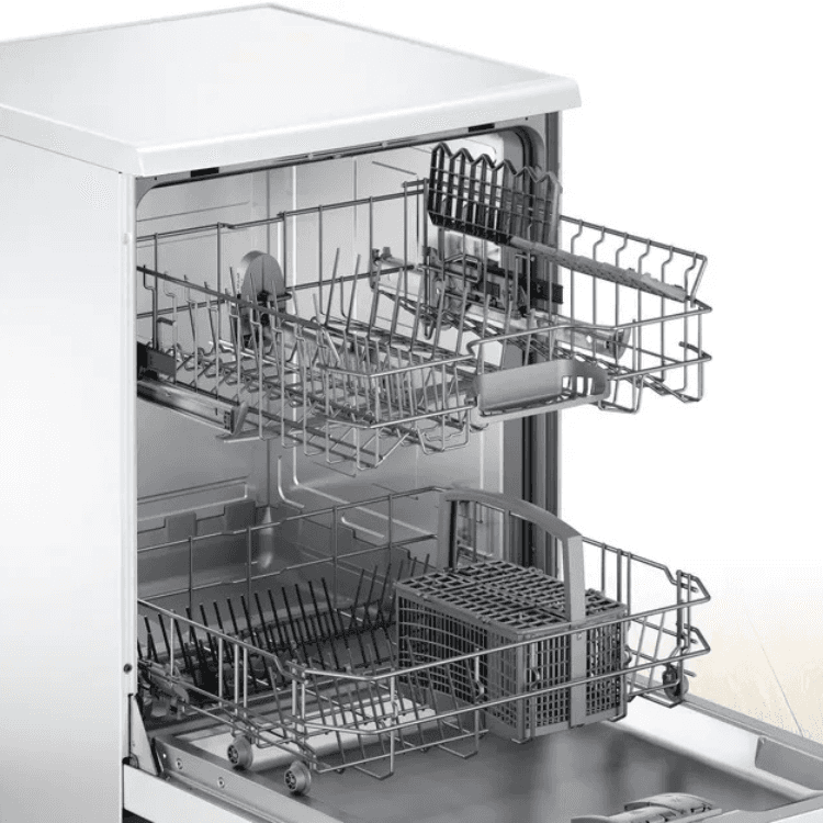 Máquina de Lavar Loiça Independente BOSCH SMS25AW05E (Largura 60 cm - 12 espaços - C - Branco), miniatura 2