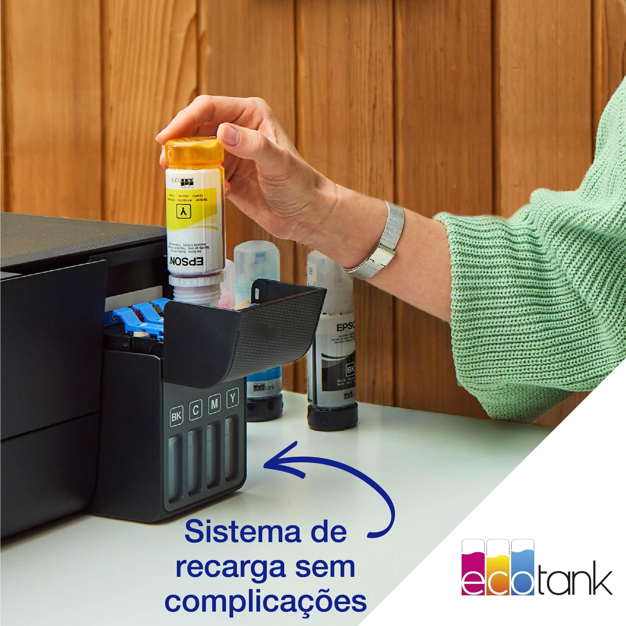 Impressora Multifunções EPSON EcoTank ET-2861 (A4 - Impressão a cores - 100 folhas - Preto) — miniatura 12