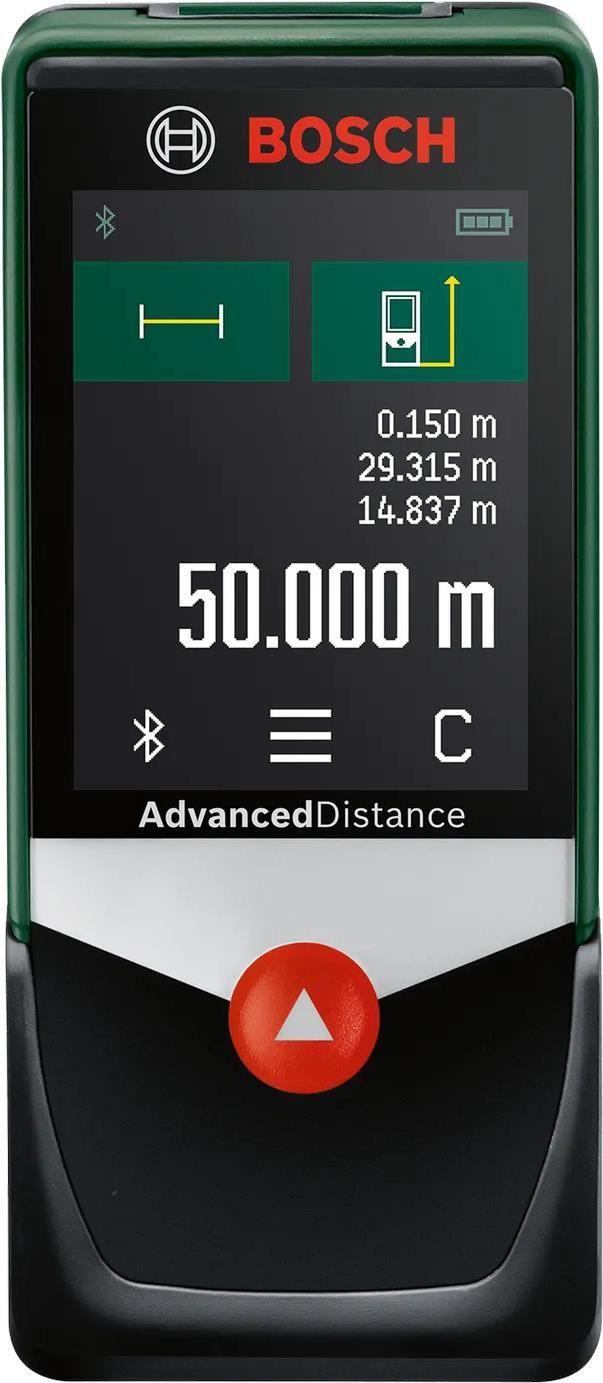 Medidor de Distâncias a Laser BOSCH AdvancedDistance 50C (Verde/Preto)
