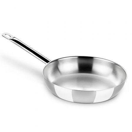 Frigideira Wok BRA A121612 (Acero inoxidable - Prateado)