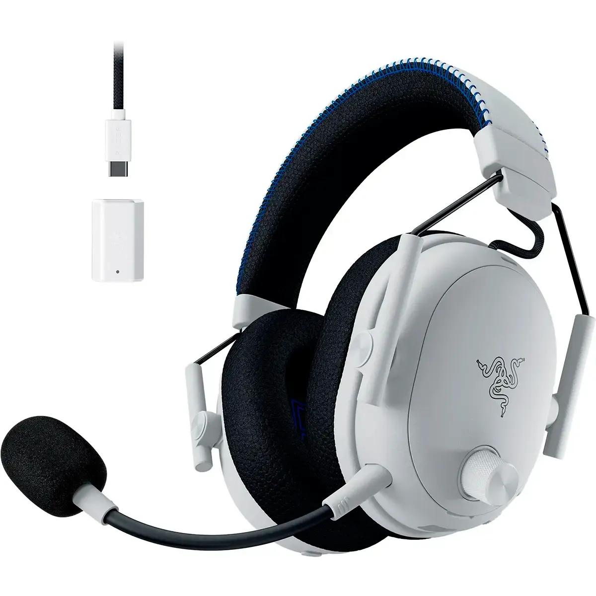 Headset Gaming RAZER BlackShark V3 Pro for PlayStation (Binaural - Circum-aural - 5 cm - Branco), miniatura 2