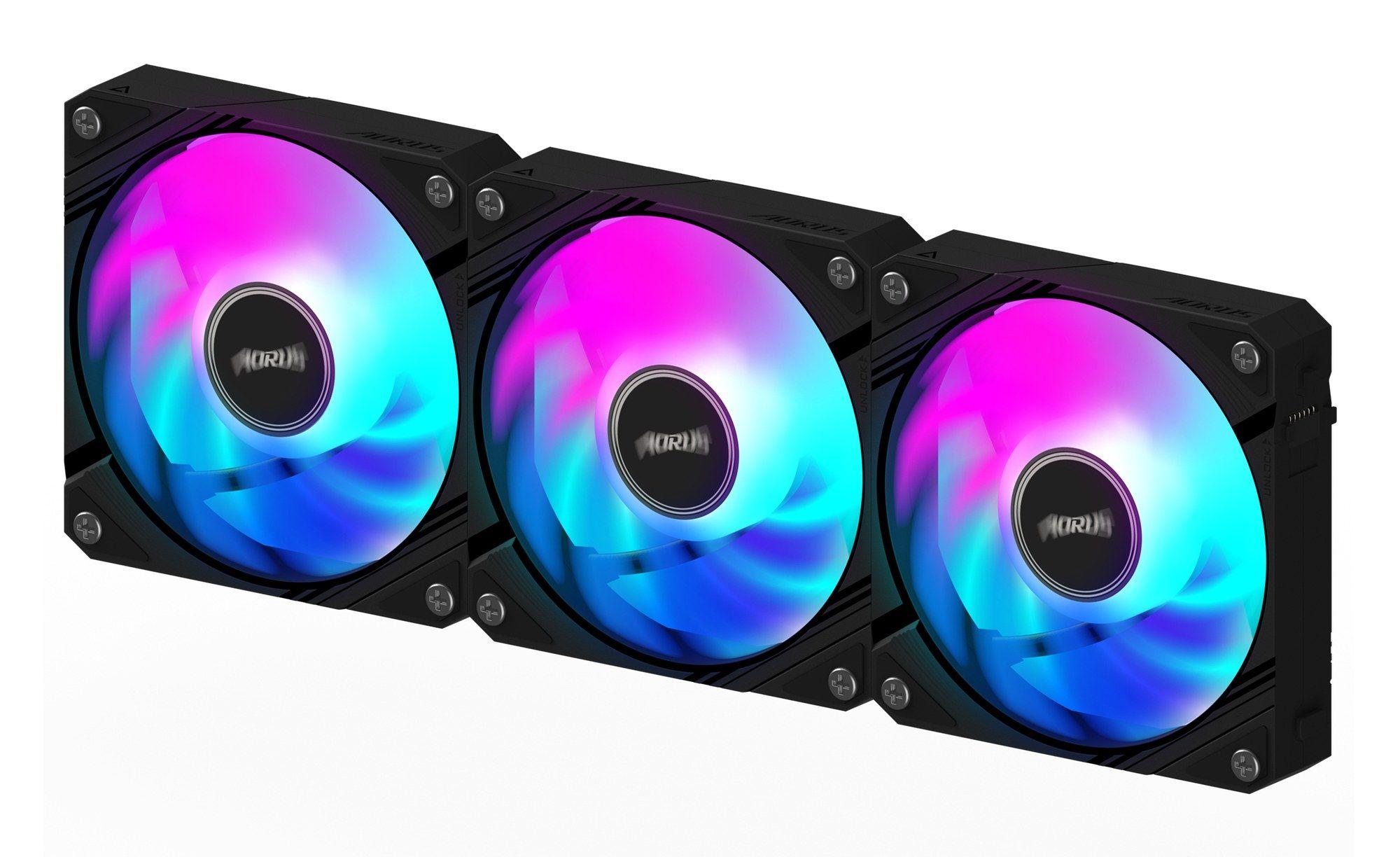 Ventoinha GIGABYTE AORUS EZ CHAIN FAN 120 (Não suportado - Preto)