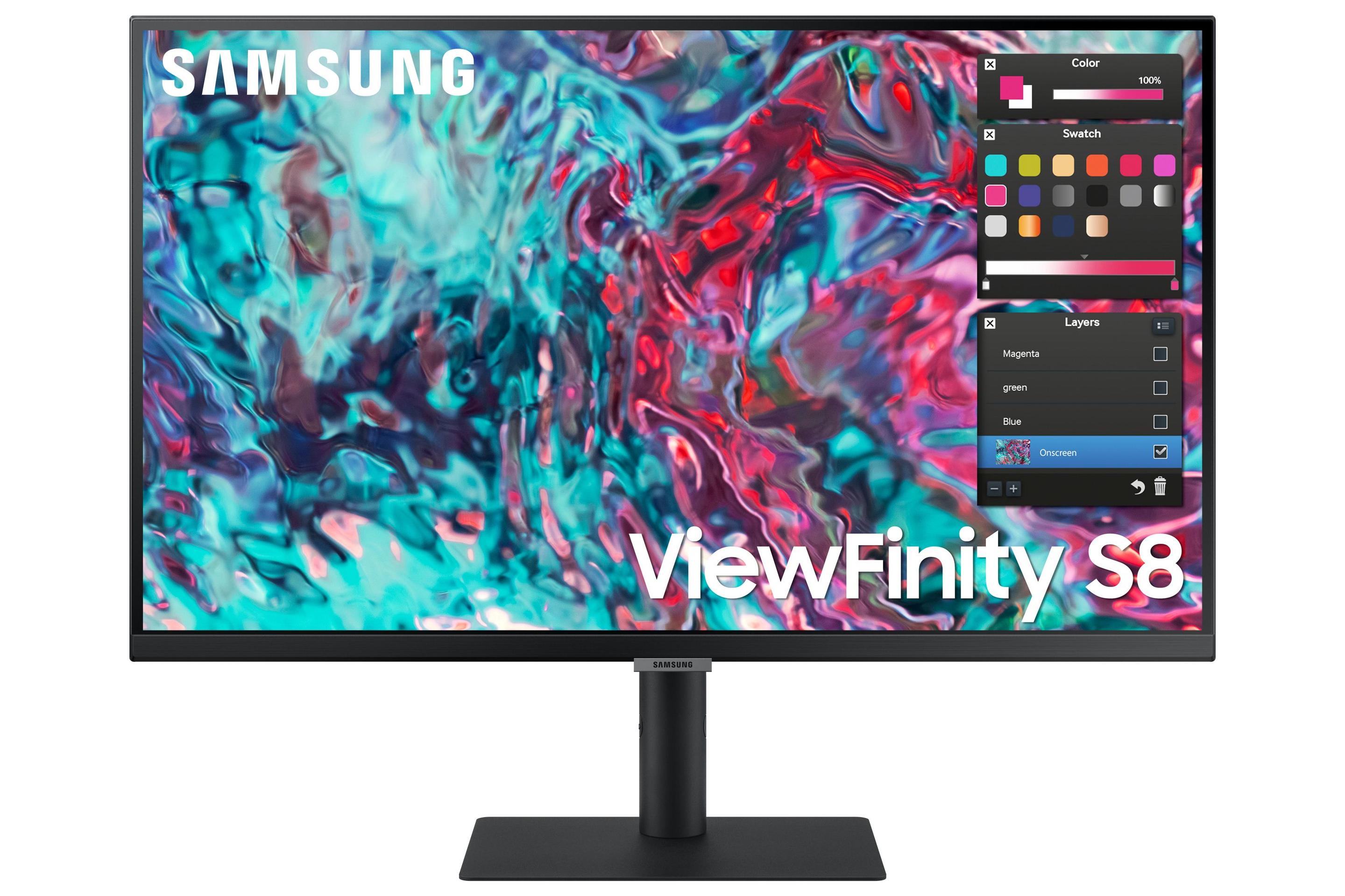 Monitor SAMSUNG ViewFinity S80TB LS27B800TGUXEN (27" - IPS - 60 Hz - Preto)