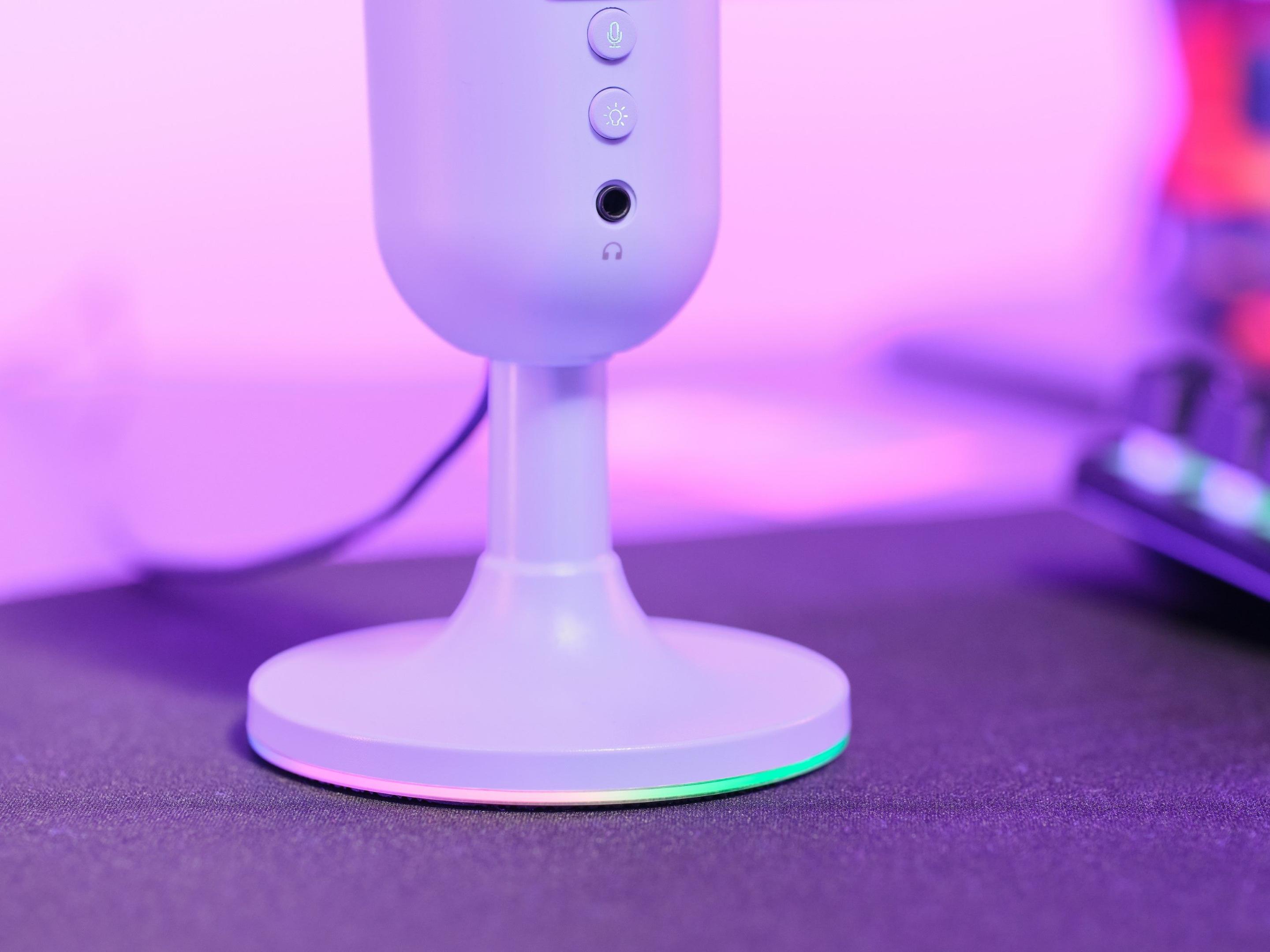Microfone TRUST GXT 234P Yunix RGB (Microfone de mesa - Com fios - USB/3.5 mm - Roxo) — miniatura 7