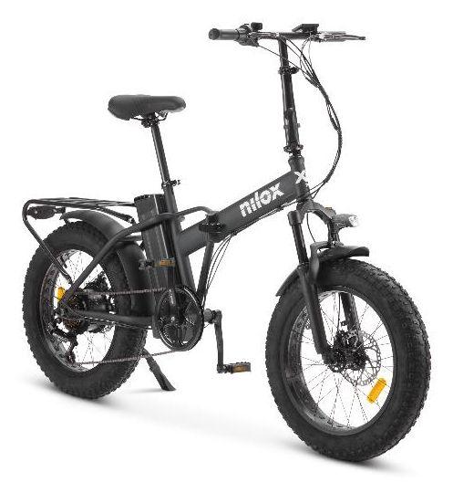 Bicicleta Elétrica NILOX X8 Pro 20X4P (20" - 250 W - 70 km - Preto) — miniatura 2