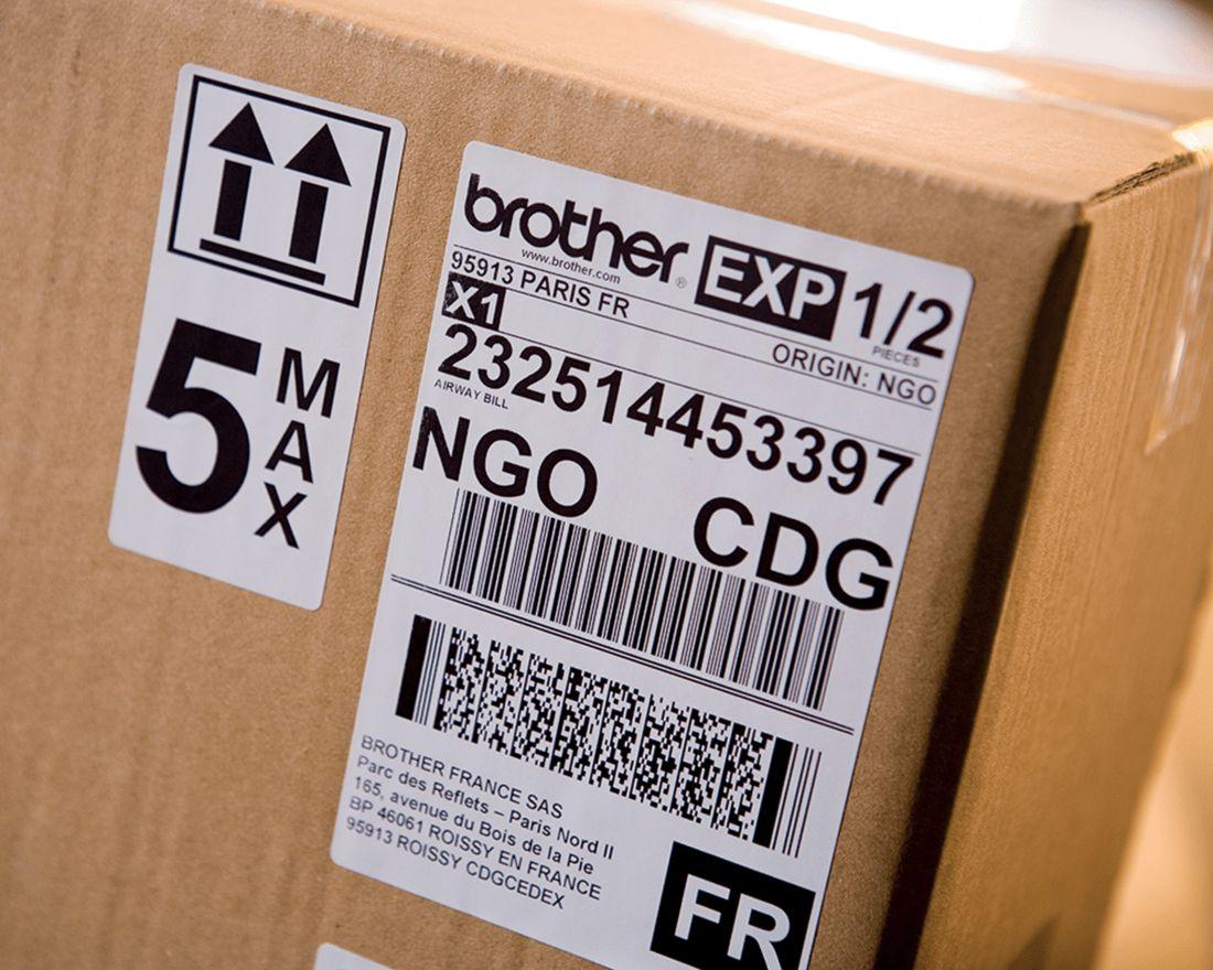 Impressora de Etiquetas BROTHER QL-1110NWBC (AC, USB - Android, iOS - Com fios e sem fios - Preto e Branco) — miniatura 6