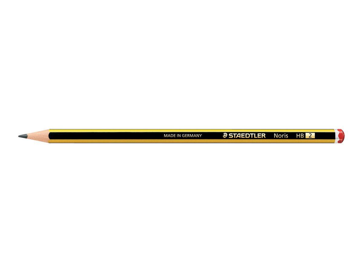 Lápis de Grafite STAEDTLER Noris 120-2 (Preto/Amarelo)