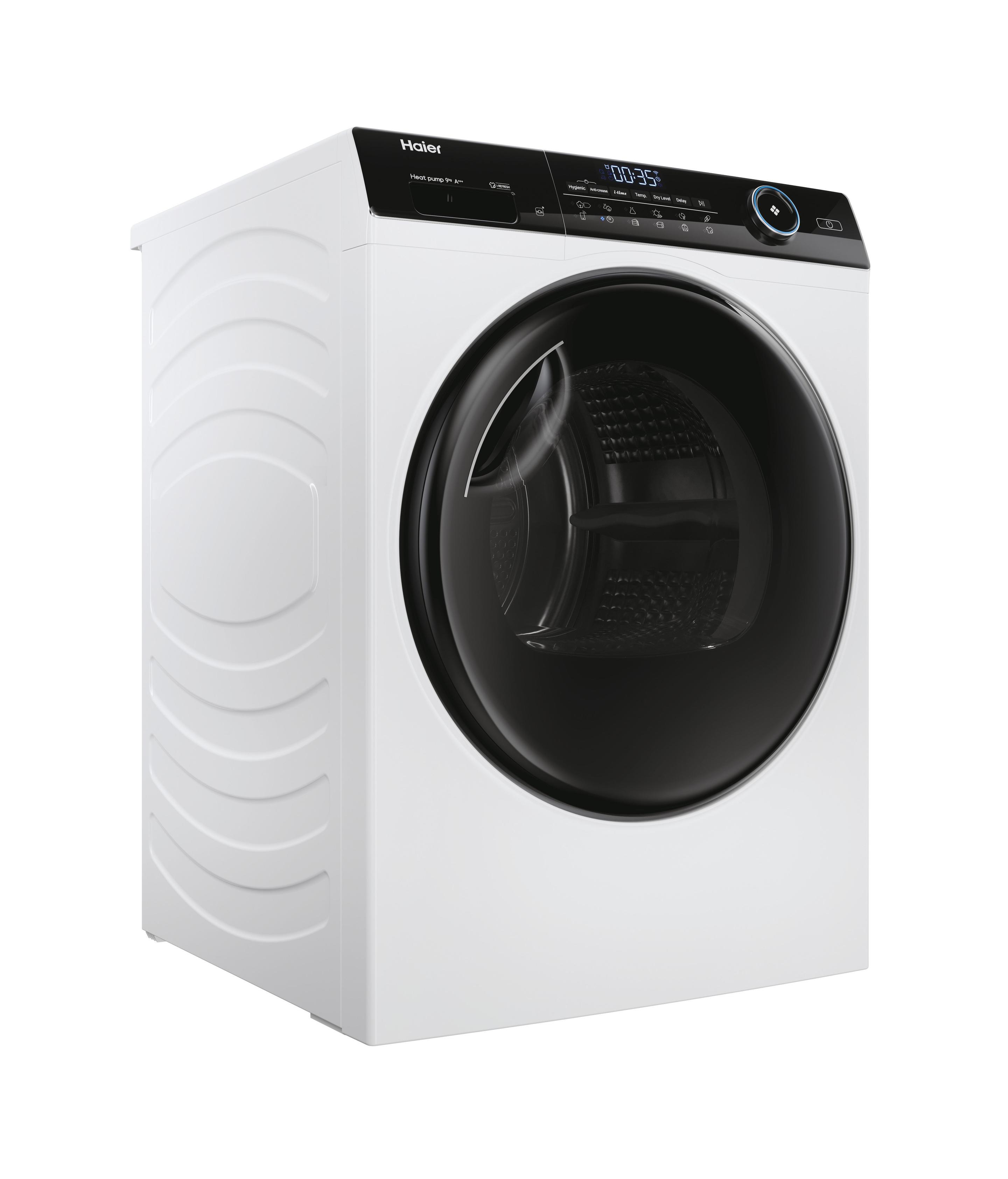 Máquina de Secar Roupa Independente HAIER HD90A3959S (9 kg - Bomba de calor - Direita - Branco) — miniatura 3