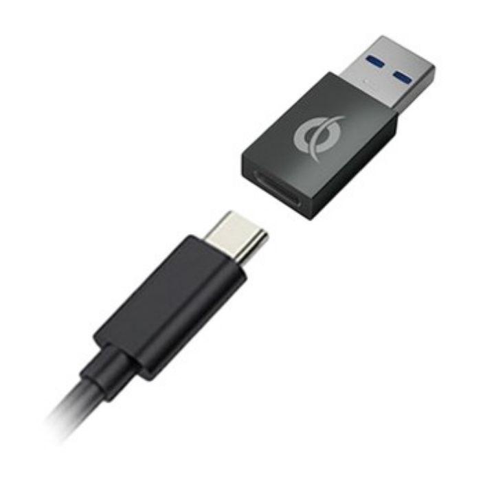 Adaptador USB-A para USB-C CONCEPTRONIC DONN10G (USB A - USB C - Preto) — miniatura 2